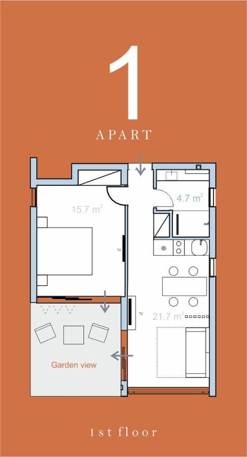 Sea Sun Apartments 马斯林尼察 外观 照片
